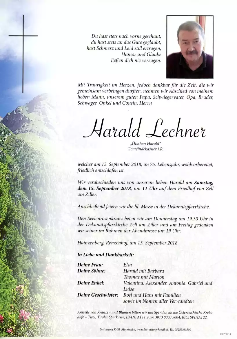 Parte von Harald Lechner